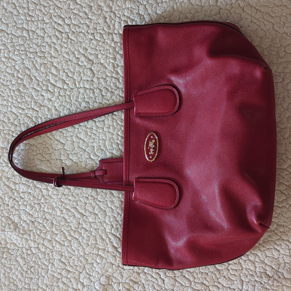 Coach Taxi tote in Red